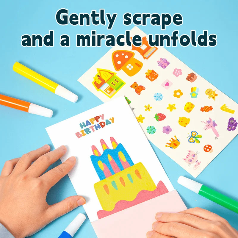 RainbowMagic - Scratch Art Postcard Set (20 Pcs)
