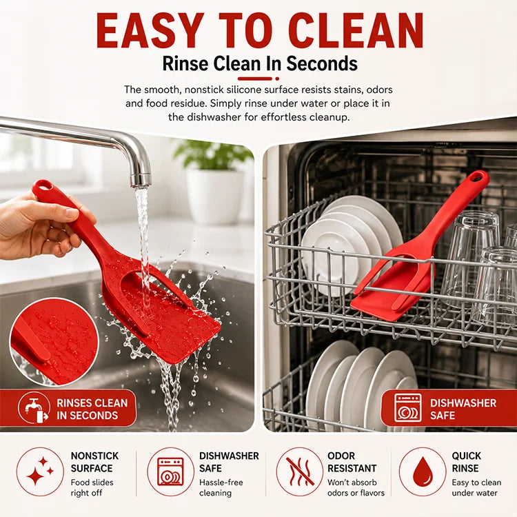 2-in-1 Flip Spatula Tongs