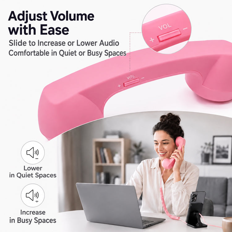 Retro Type-C Telephone Handset
