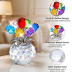 🌹 Eternal Crystal Rose Bouquet — A Gift That Sparkles Forever