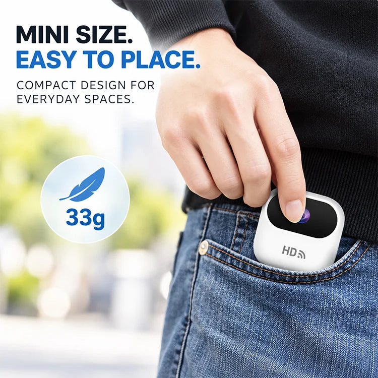 1080P Mini WiFi Camera – Magnetic Motion-Alert Home Monitor