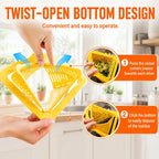 Magnetic Twist-Release Corner Sink Strainer