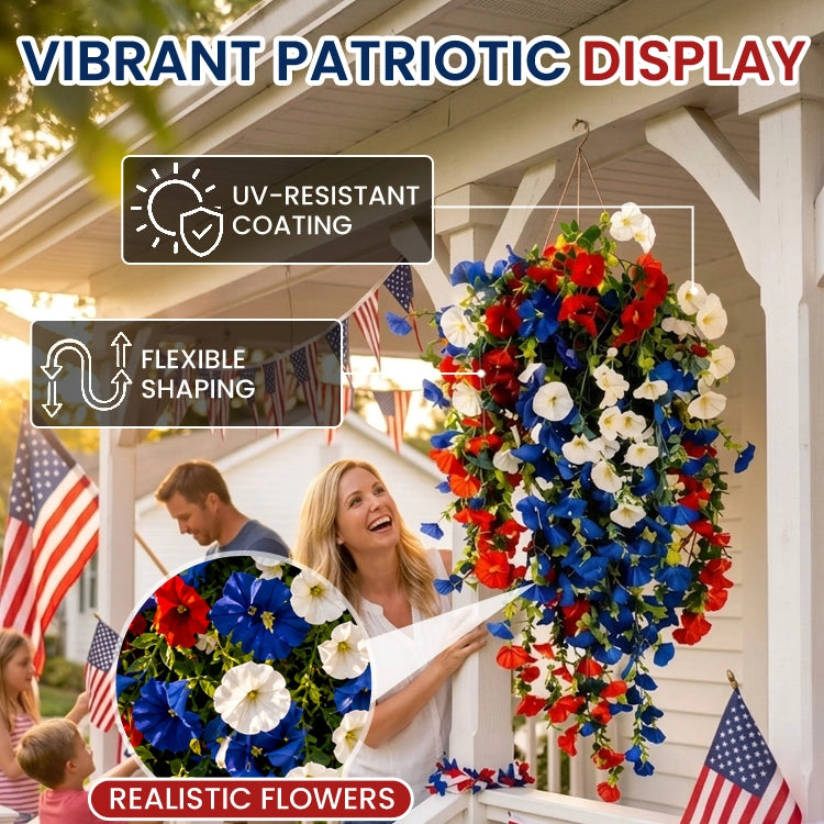 🦅🦅LAST DAY 50% OFF-🔥250th Anniversary Patriotic Hanging Flower