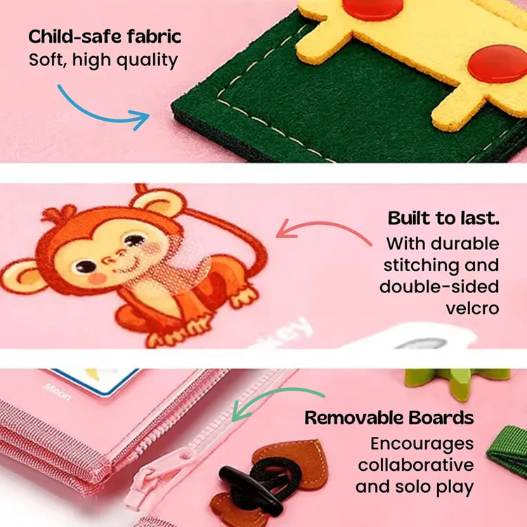 Montessori Busy Board for Toddlers