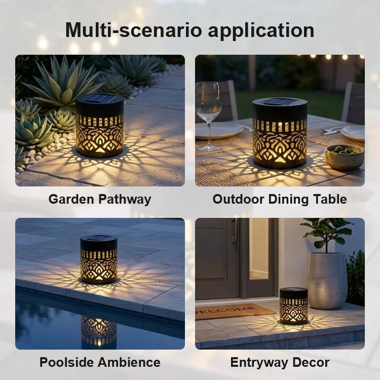 MandalaGlow™ Solar Projection Light