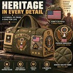 Hand-Finished U.S. Military Heritage Quilted Duffel Bag