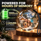 3D Digital Memory Crystal Ball – Personalized Photo, Video & Music Keepsake