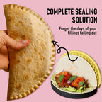 SnuggyHome CrimpPro™ 3-in-1 Tortilla Sealer - PRO Tool for Perfectly Sealed Meals in Any Size