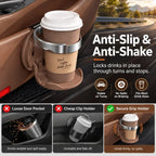 Premium Foldable Car Door Cup Holder