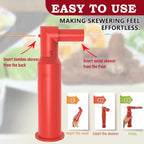 Pro Kabob Press – Easy Skewer Maker Tool