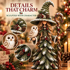 Christmas Tree Witch Figurine – 6 Whimsical Holiday Character Styles