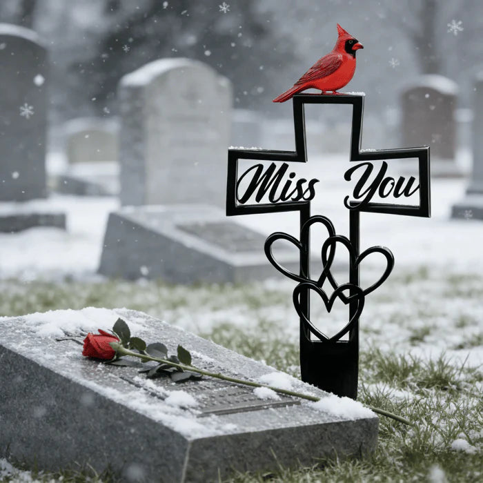 🐦LAST DAY 50% OFF -💖✝️Metal Cemetery Memorial Plaque for Remembrance