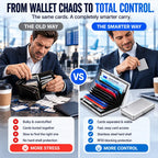 10-Card Stainless Steel RFID Blocking Wallet