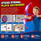 LED Light-Up Kids Bow & Arrow Target Set