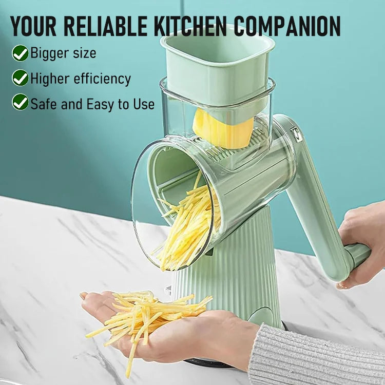 SliceMate - New Pro 5-in-1 Vegetable Slicer – Faster, Safer, Smarter