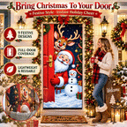 Christmas Full-Door Cover – 9 Festive Holiday Designs