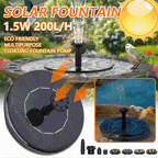 Solar-Powered Outdoor Water Fountain