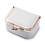 🔥 Genuine Leather Mini Jewelry Box – Travel-Ready & Tangle-Free