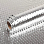 Metallic Peel & Stick Kitchen Wallpaper – Oil & Water Resistant (2 Rolls)