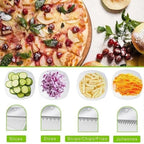 Kitchen Time-Saver: Safe Adjustable Food Cutter