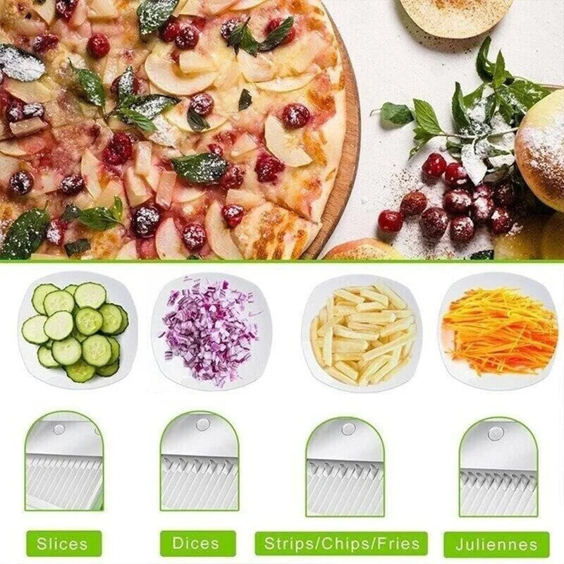 Kitchen Time-Saver: Safe Adjustable Food Cutter