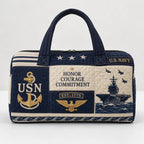 Hand-Finished U.S. Military Heritage Quilted Duffel Bag