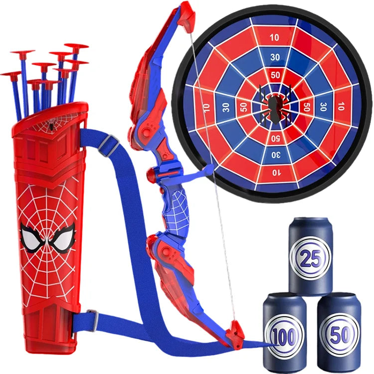 LED Light-Up Kids Bow & Arrow Target Set