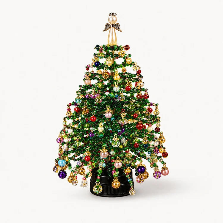 DIY Beaded Christmas & Halloween Tree Kit – Crystal Bead Holiday Tabletop Craft