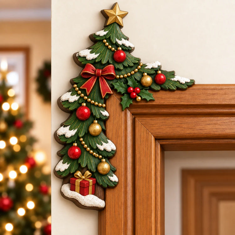Peekaboo Christmas Corner Decor – 8 Festive Door Frame Characters