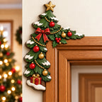 Peekaboo Christmas Corner Decor – 8 Festive Door Frame Characters