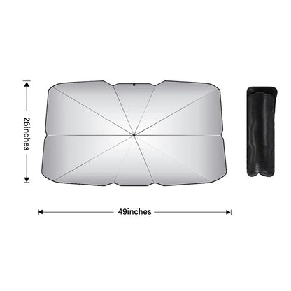 Foldable Umbrella Sun Shade for Car Windshield