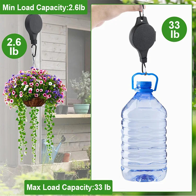 Adjustable Garden Hanging Hook System – Effortless Plant Care & Display