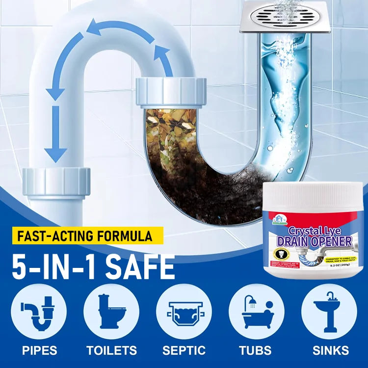 FlowFix - Crystal Sink Drain Cleaner