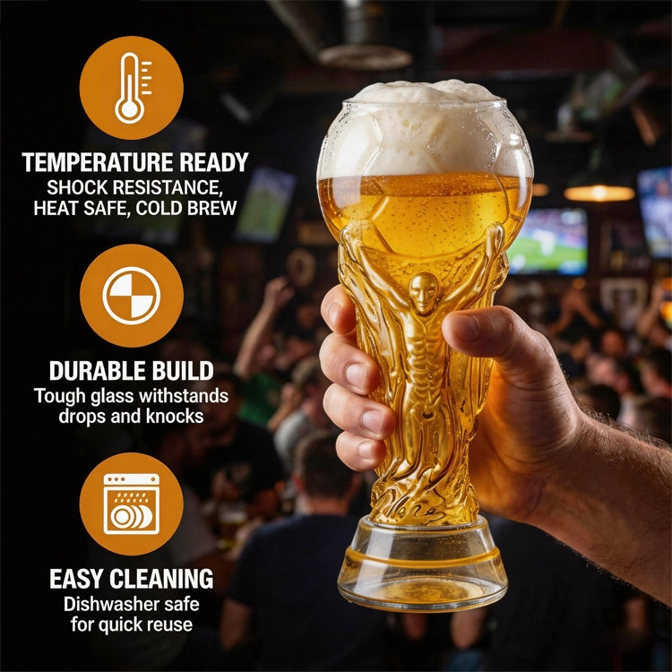Champion Trophy Beer Mug – Fun Party Glass