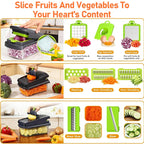 15-in-1 Veggie Cutter – Prep in Seconds, Not Minutes
