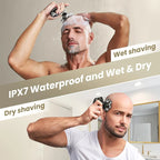 6-in-1 Electric Head Shaver Kit – Full Grooming Set for Men