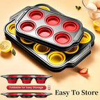 12-Cup Press-Release Silicone Muffin Pan