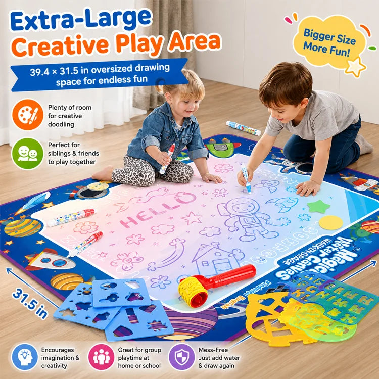 Reusable Water Magic Drawing Mat — Creative Learning Gift For Kids