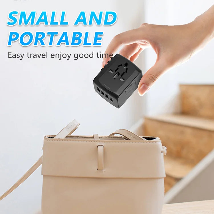 5-Port Universal Travel Adapter For 150+ Countries
