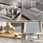 Metallic Peel & Stick Kitchen Wallpaper – Oil & Water Resistant (2 Rolls)