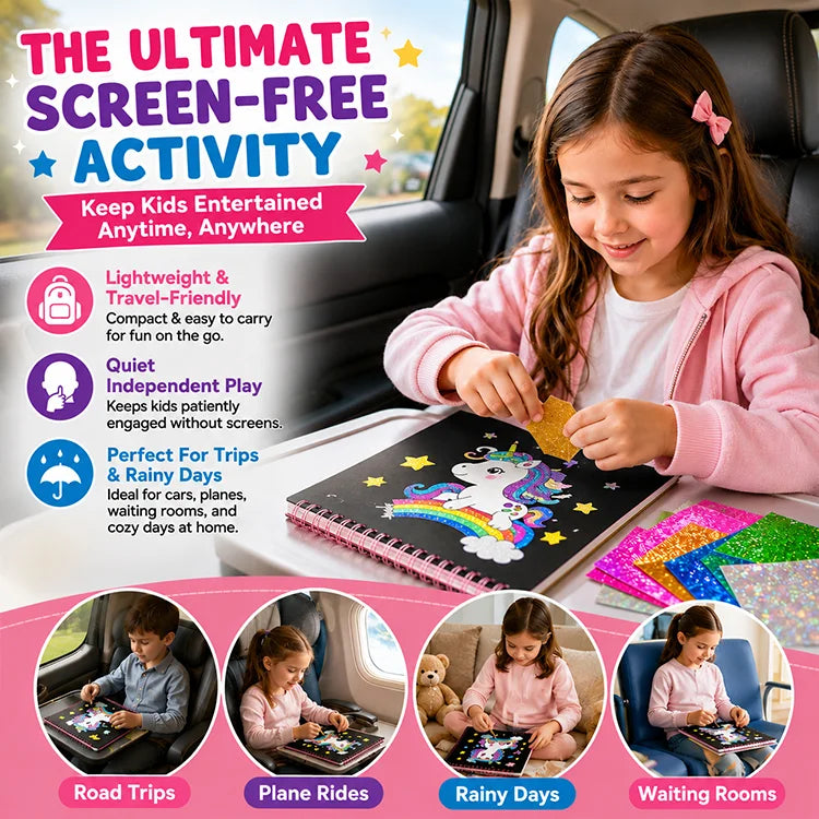 Foil Art Craft Book For Kids
