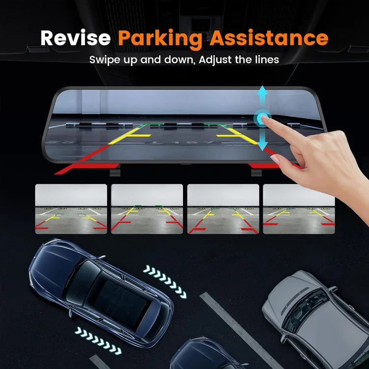 DriveGuard™ Mirror Dash Cam — Record Every Moment, Protect Every Mile