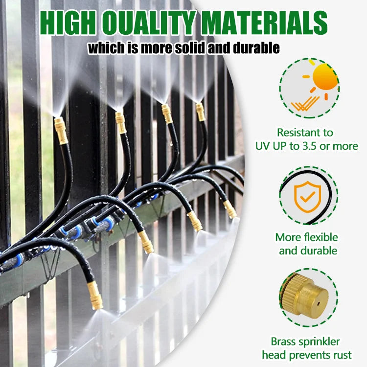 360 Degree Adjustable Copper Sprayer Atomizing System