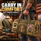 Hand-Finished U.S. Military Heritage Quilted Duffel Bag