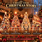 Christmas Village Projection Tree Lamp