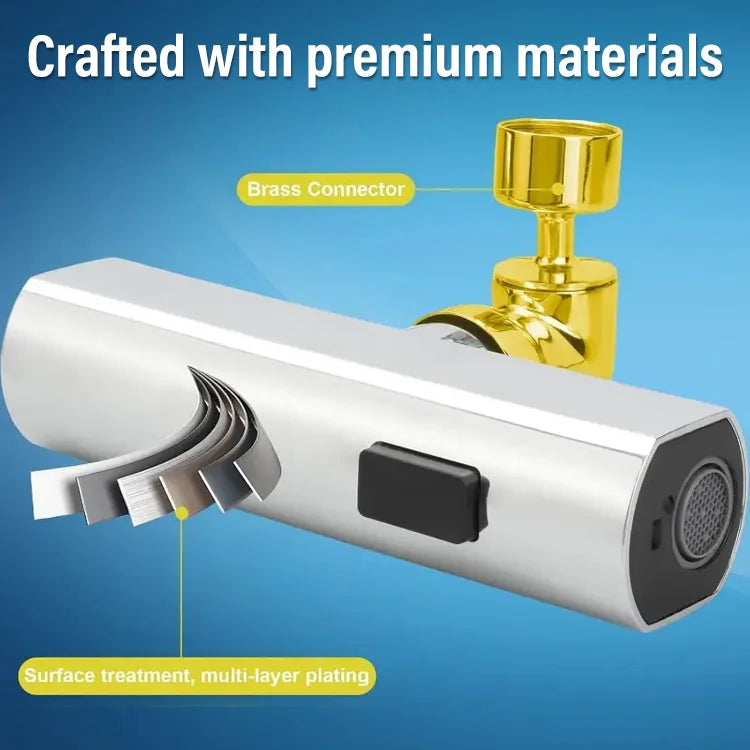 3-in-1 360° Rotating Kitchen Faucet Spray Head