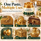 Gold Metallic Refinishing Repair Paste with Brush
