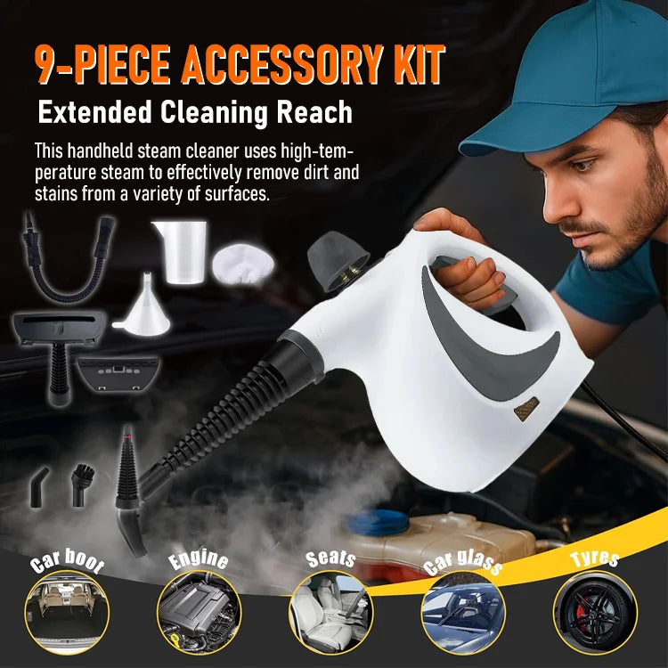 9-in-1 High-Pressure Steam Cleaner