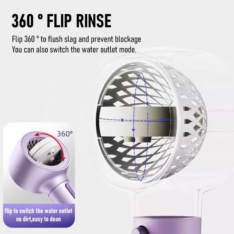 MistFlow - 360° Anti-Clog Showerhead