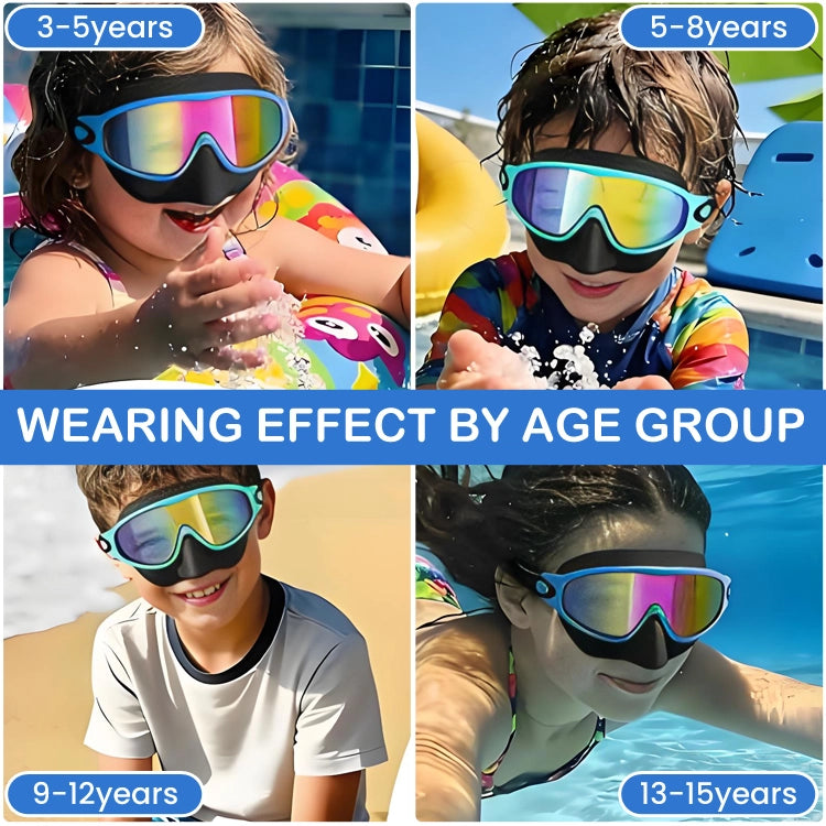Kids Swim Goggles with Nose & Ear Protection